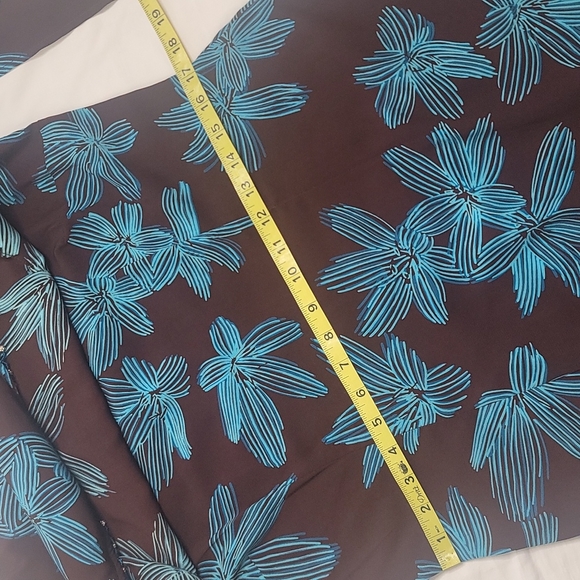 CDC brown summer floral dress sz 12 - Picture 10 of 12